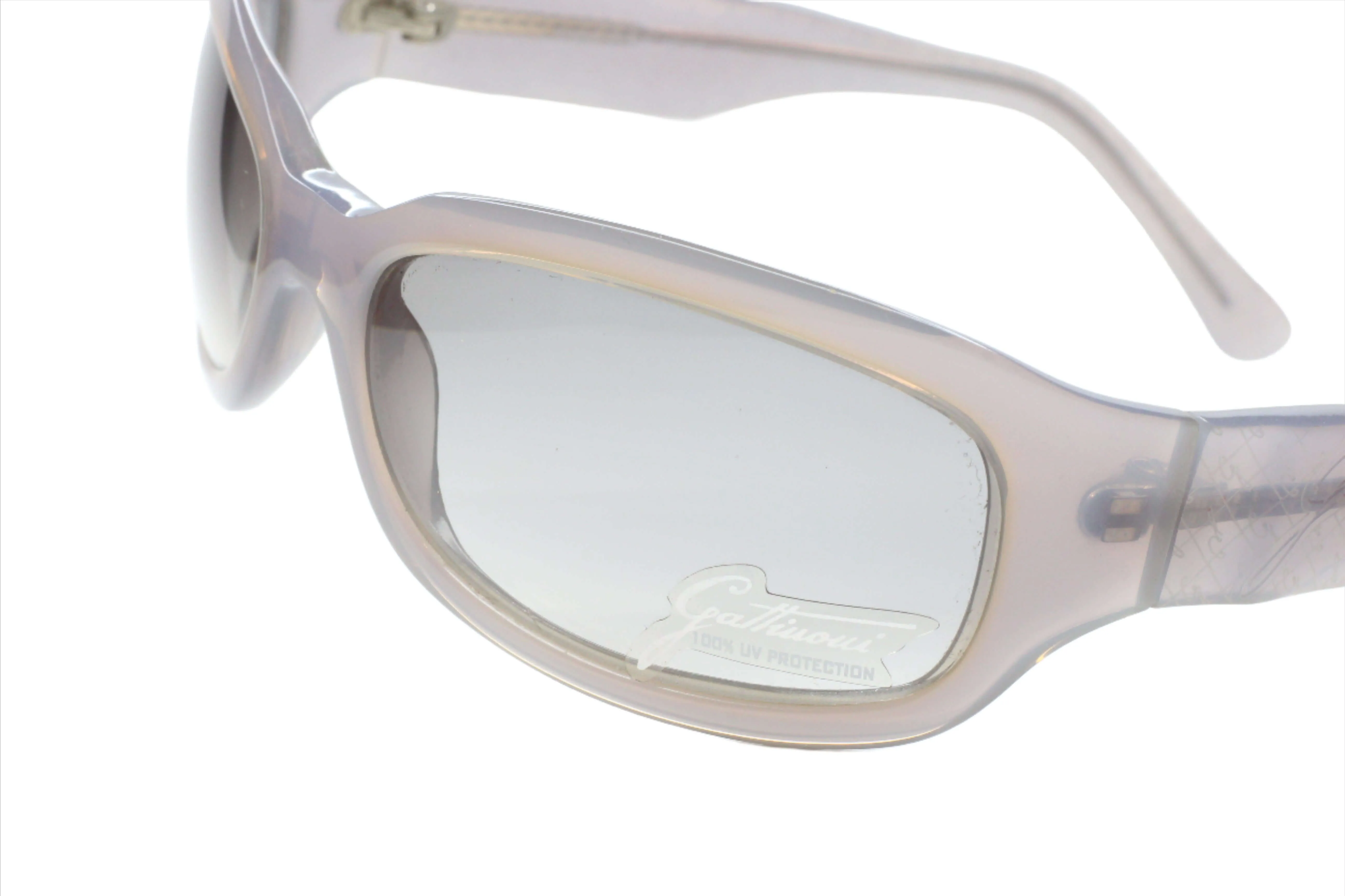Vintage Gattinoni GS012 Col.2 Gray Italy UV Protection Sunglasses